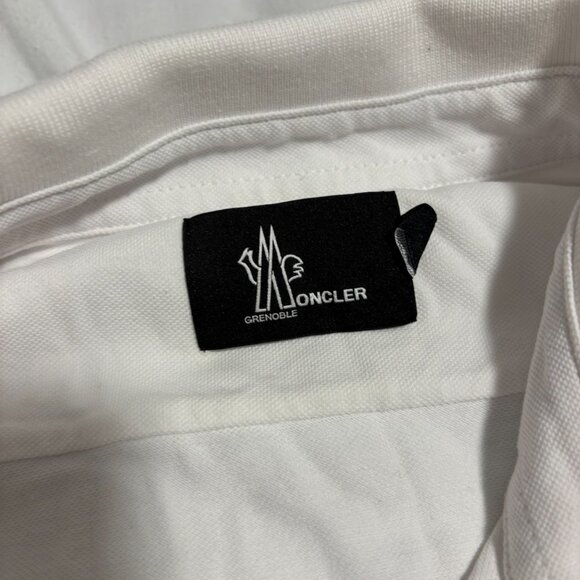 Moncler White Polo - Watchype (M) - Picture 2 of 3